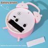 1Pc Home Decoration Mini Small Alarm Clock Creative Quartz Round Alarm Clock Portable Desktop Ornaments