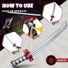 Inflatable Ninja Samurai Sword Toy, 75cm Kids Party Costume Props for Ninja Themed Parties