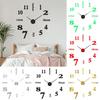 3d Modern Wall Clock Mirror Sticker Acrylic Number Clocks For Home Decoration
