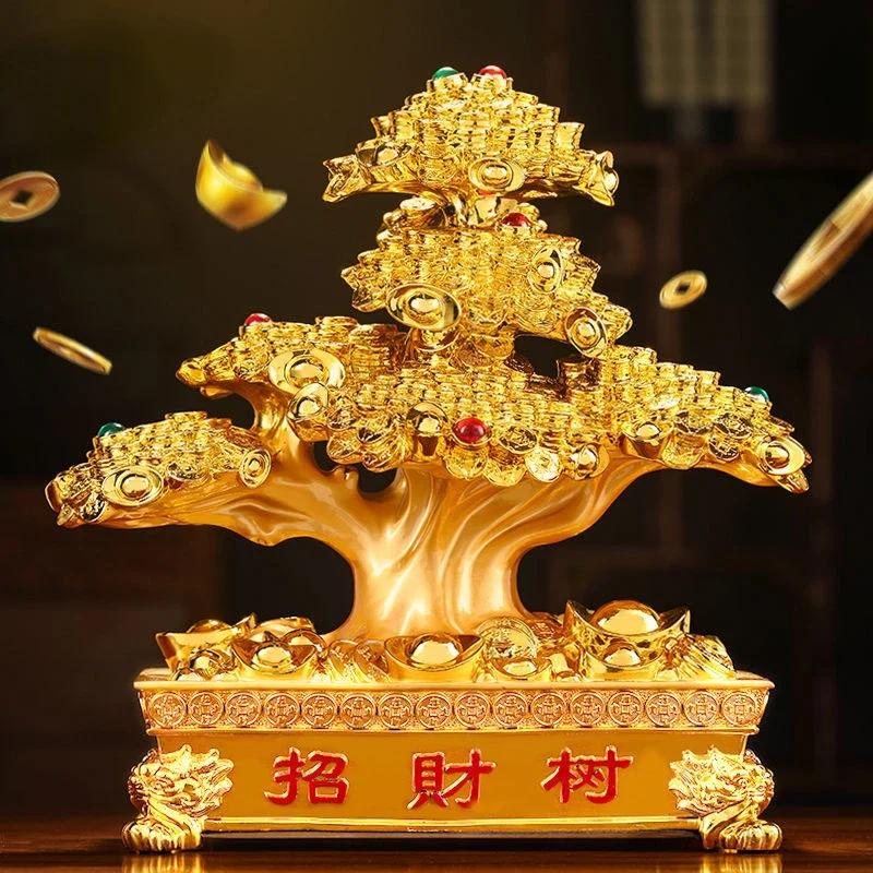 Fortune Tree Money Tree Business Living Room Fortune-making Ornaments Crafts Gifts