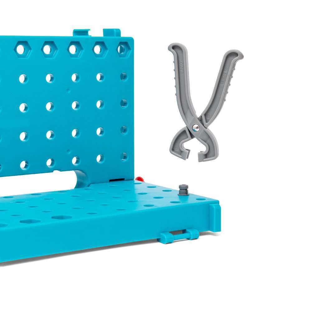 BRIO Builder Working Bench 34596 Ages 3 and up Tool Play Toy Educational Toy Pretend Blue "59 Pieces" (Carpenter Play)