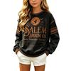 Kids Halloween Long Sleeve Printed Hoodie Casual Pullover Sweatshirt for Boys Girls