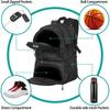 Large Capacity Basketball Backpack Shoes Compartment Waterproof Soccer Ball Backpack Separate Ball Holder Breathable Sports Bag