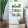 Green Plant Potted Plant Shelving, Bedroom and Living Room Wall Beautification and Decoration, Wall Stickers