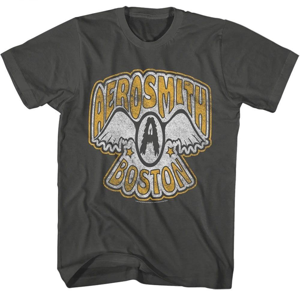 Футболка с логотипом Aerosmith, Бостон, Дым, Музыка 120