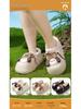 2025 Winter Women's Cartoon Wrap-Heel Non-Slip Cotton Slippers: Cute, Warm, Waterproof