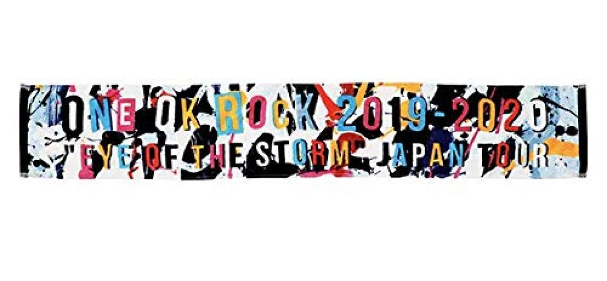 

OK ONE OK ROCK of the JAPAN Tour Official Merchandise Towel Scarf [ONE ROCK] 2019-2020 Eye Storm Towel/WHITE