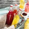 8oz Flip Top Glass Bottles, Swing Top Glass Bottles with Lid for Home Brewing, 2nd Fermentation, Kombucha, Vanilla, Extract, Jui