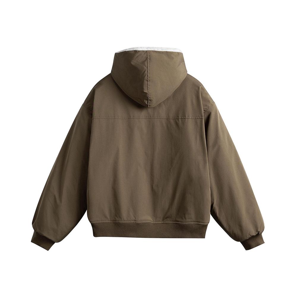 Men's Winter 2025 Hooded Lambswool Double-Sided Jacket – Thick, Warm, Casual Cotton Coat
