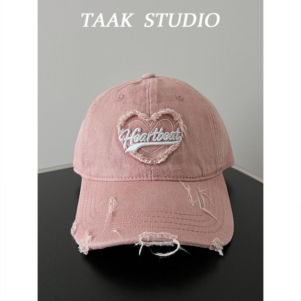 Denim Baseball Cap With Embroidered Letters For Casual Streetwear And Sun Protection