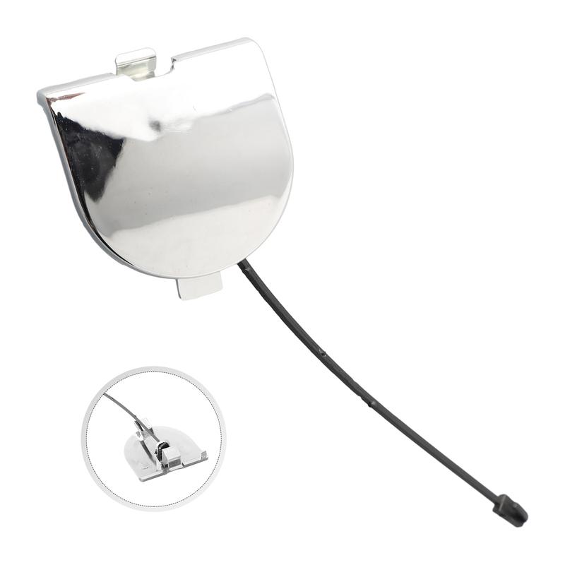 Replacement Rear Bumper Towing Eye Cover Chrome for Fiat 500 OEM 735455393 Suitable for 2007-2012 Models Trailer Cover