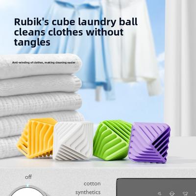 Anti-tangle Laundry Balls, Powerful Cleaning Balls for Washing Machines, Anti-tangling Cleaning and Care Balls for Clothes