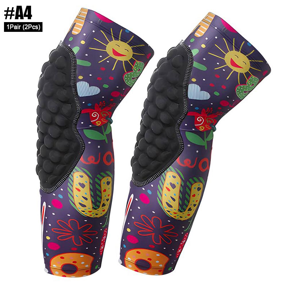 1Pair Youth Children Sports Anti-Collision Knee Pads Elastic Breathable Knee Support for Cycling Basketball Football Skateboard