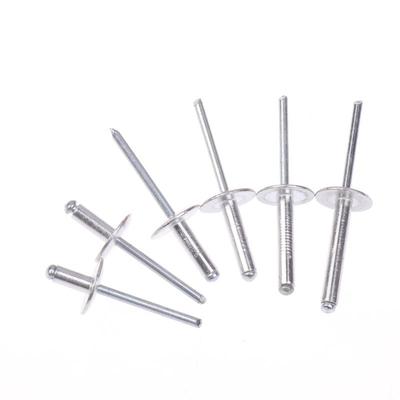 30 Stück Große Flansch-Blindnieten, Aluminium-Nieten Sortiments-Kit Blindnieten, Rundkopfnieten