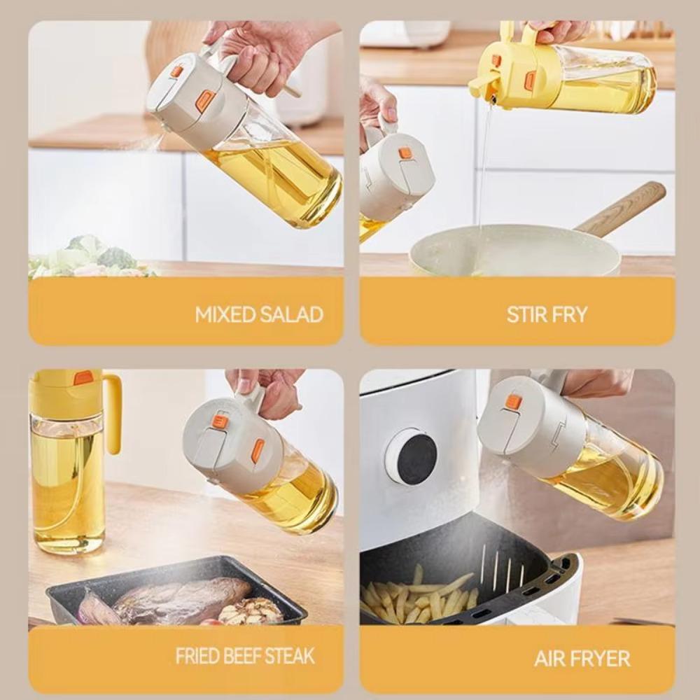 Unique Oil Dispenser Safety Oil Container Bottle Multifunctional Seasoning Bottle Cooking