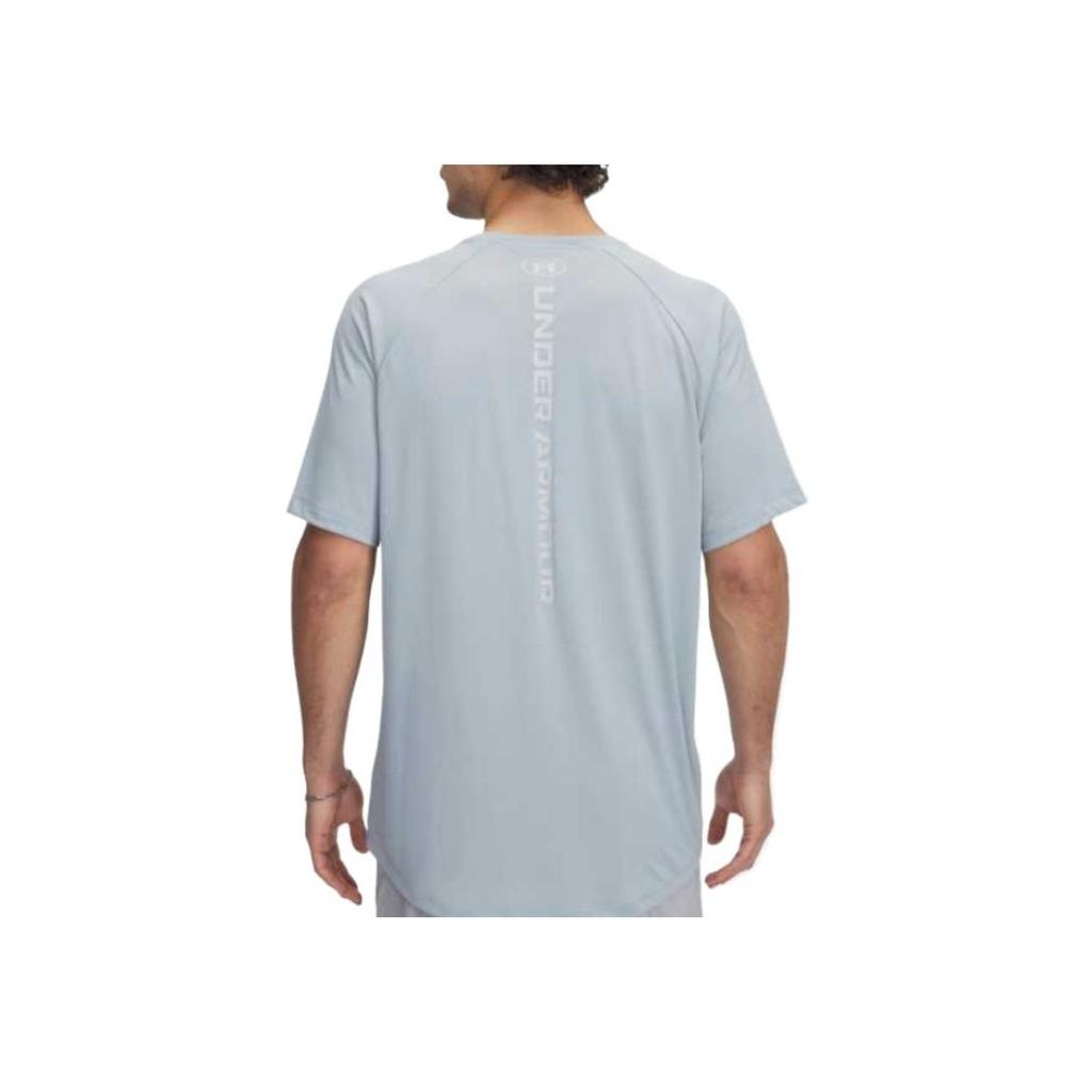 Under Armour Tech Crew Neck Comfortable Casual Loose Short Sleeve T-Shirt Men Tops Harbor-Blue 1377054-465
