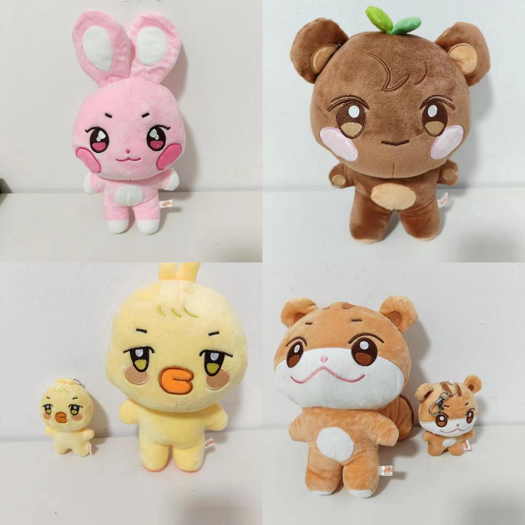 Ateez Cartoon Animals Plush Toy With Pp Cotton For Collectors Fans