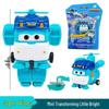 Super Wings Mini Transforming Robot Set: Jett & Jin Kid's Toy Collection