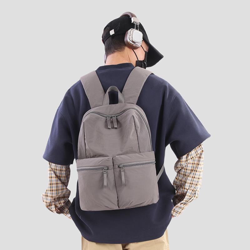 2025 Women's Lightweight Nylon College Backpack - Large Capacity, Casual Double Shoulder Bookbag