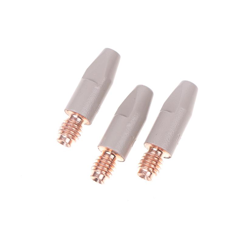 5 Piezas Boquilla de Protección de Recubrimiento 24Kd 0.8/1.0/1.2Mm Boquilla de Contacto para Antorcha Mig de 24Kd Boquilla de Contacto para Antorcha de Soldadura Mig Mag