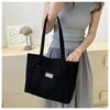 New large-capacity ins corduroy simple tote bag female Mori female students literary one-shoulder messenger bag