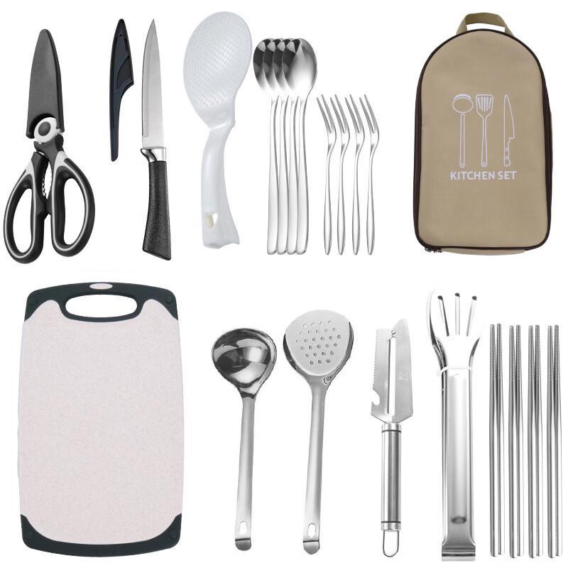 BBQ Master Portable Stainless Steel Outdoor Cookware Set