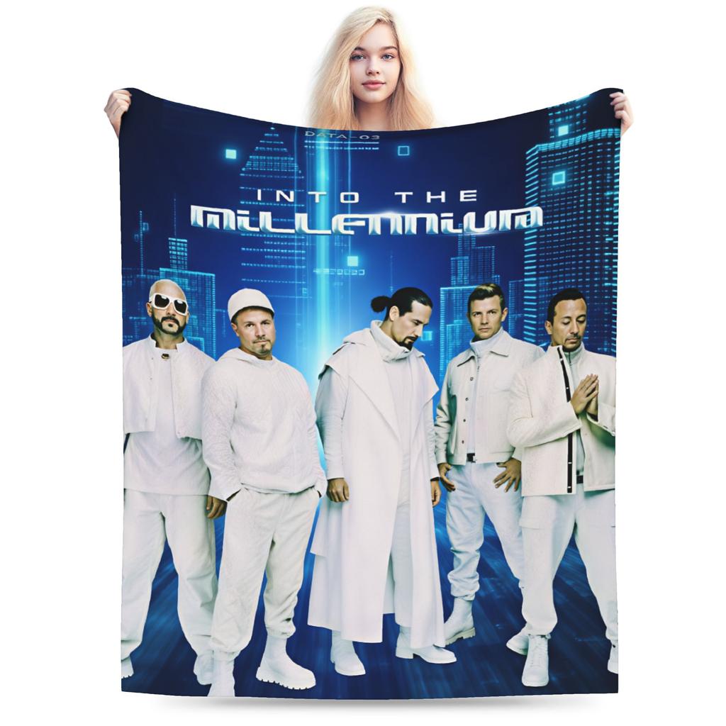 Coperta Backstreet Boys Qualità Super Morbida Coperta da Divano Inverno Viaggio Ufficio Soggiorno Copriletto Casual