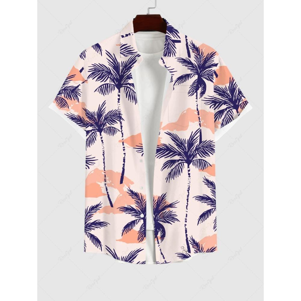 Hawaiianisches Ethno-Muster Design 3D-gedruckt Herrenhemd Sommer Casual Bedruckt Kurzarm Strand Hawaiianische Oberteile Herrenbekleidung