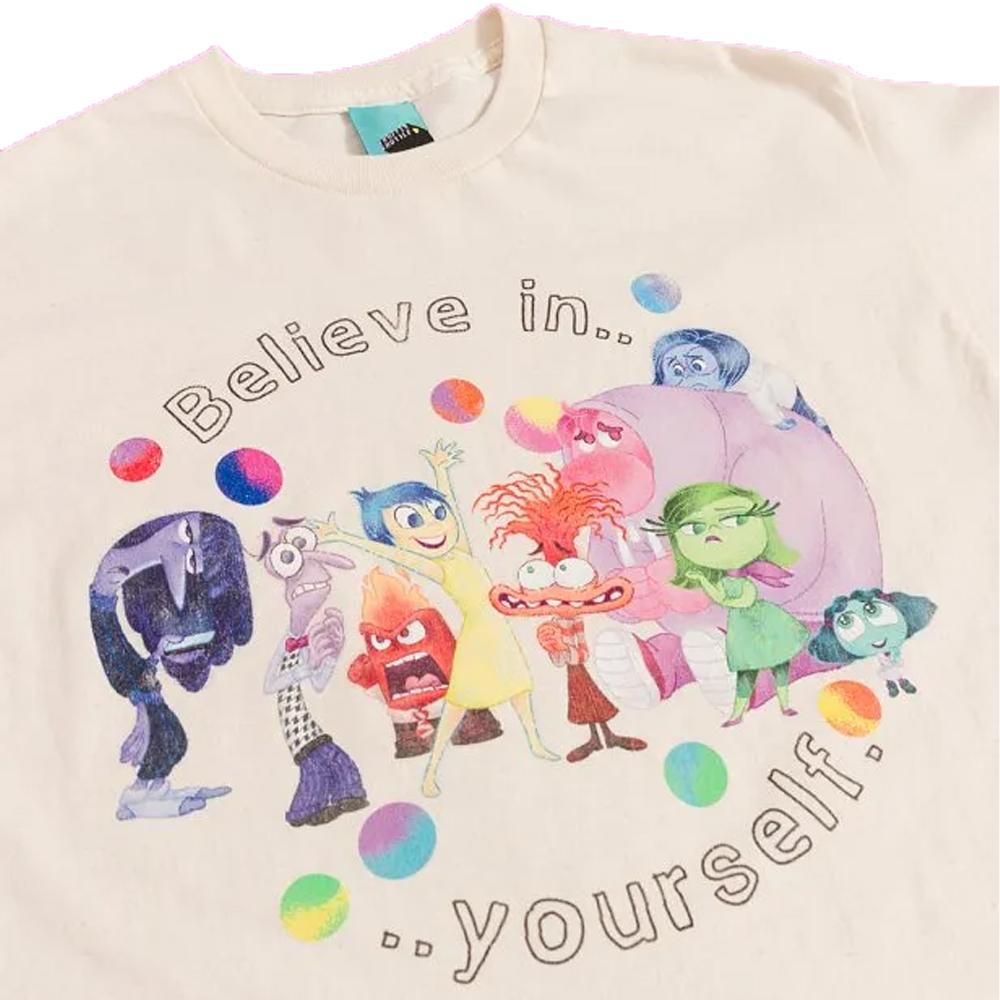Inside Out Unisex Adult Believe In Yourself T-Shirt