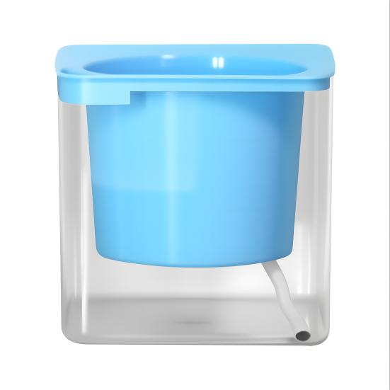 Samozavlažovací květináč Automatický zavlažovací květináč s absorpčním bavlněným provázkem Květináč pro uchovávání vody s drenážním otvorem pro pokojové a venkovní rostliny