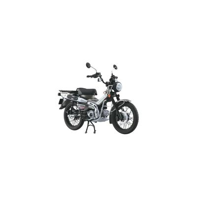 Skynet Honda CT125 Moto Finie Échelle 1/12 Argent Métallisé Blindé Mat