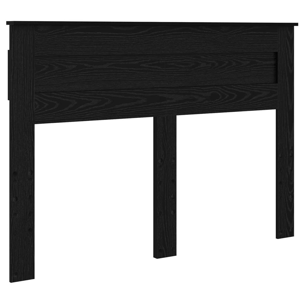 Headboard In Black Oak Look Made of Wood Based Material