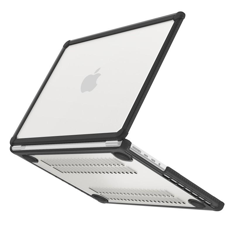 Slim Protective Case MacBook Pro 14 Inch M1 M2 M3 M4 A3112 A3185 A3401 PCTPU Shell Black Transparent Pink Green