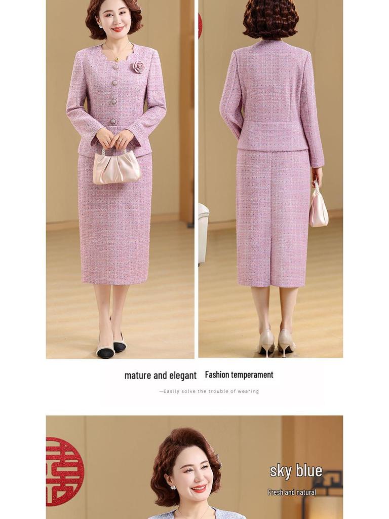 2026 Spring Collection: Elegant Wedding Banquet Attire for Mothers of the Bride – Stylish, Formal Wear for Middle-Aged & Elderly Women
