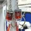 Blood Donation Pack, Blood Type Key Ring, Bag Charm, Key Chain, Goods Bag