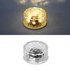Solar Power Solar Ice Brick Light Round Deck Lights Outdoor Buried Light  Lawn Garden Decor