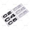 Pegatina de Logo de Coche ABS 3D Insignia para Parachoques Trasero Emblema de Maletero Trasero de Automóvil Calcomanía Accesorios de Estilo para Citroen C2 C4 C5 Picasso Berlingo