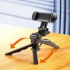 Portable Phone Holder: Telescopic Desktop Stand with Clip Handle for Douyin Selfies and Tripod Use