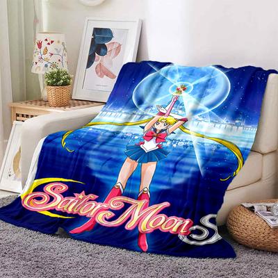 Sailor Moon Anime Fashion Cartoon Monster Flannel Fluffy Fleece Throw Blanket Children and Adult Gift Sofa Travel
