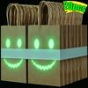20/1 ks Halloweenské svítící v tmě Kraftové papírové dárkové tašky Jack O Lantern Usmívající se tvář Tašky na sladkosti Party drobnosti Taška na dobroty