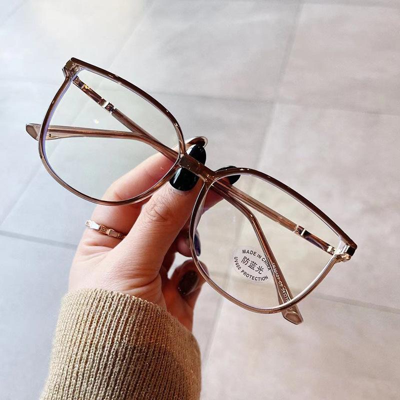 Korean Style Man Eyeglasses  Material Stylish Women'S Glasses Frames Blue Light Blocking Computer Glasses