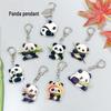 Cute Panda Acrylic Keychain Charm - Decorative Student Gift
