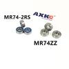 Miniature MR74 ZZ Ball Bearings MR74ZZ ABEC-3 4X7X2.5 Mm L-740ZZ MR74-2RS MR74ZZ MR74-2RS L-740ZZ 674ZZ 4*7*2.5 AXK Steel 7 Days