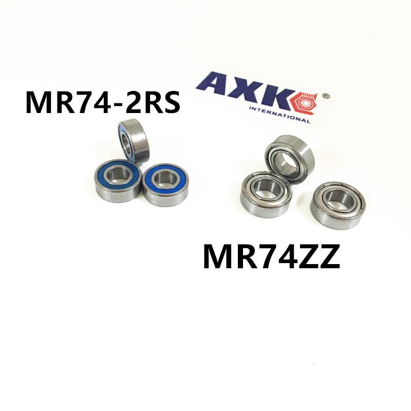 Miniature MR74 ZZ Ball Bearings MR74ZZ ABEC-3 4X7X2.5 Mm L-740ZZ MR74-2RS MR74ZZ MR74-2RS L-740ZZ 674ZZ 4*7*2.5 AXK Steel 7 Days