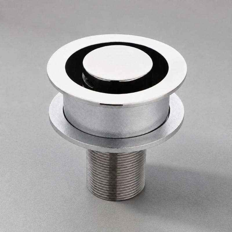 Boat Vent Cover Marine Vent Cap in 316 Stainless Steel, Threaded Stem, Polished Round Flange Hardware Body Design