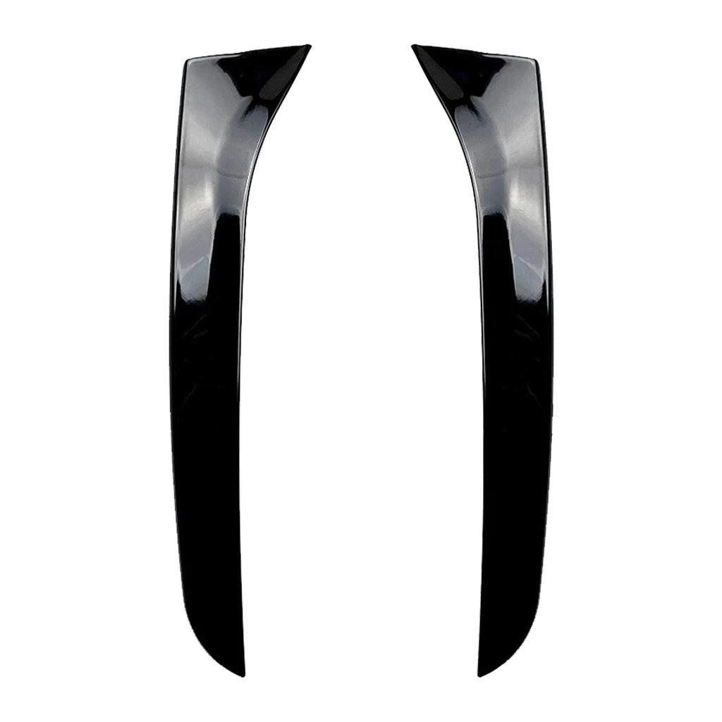 Gloss Black Pair Rear Window Side Wing Spoiler For VW Passat B7 Wagon 11-15