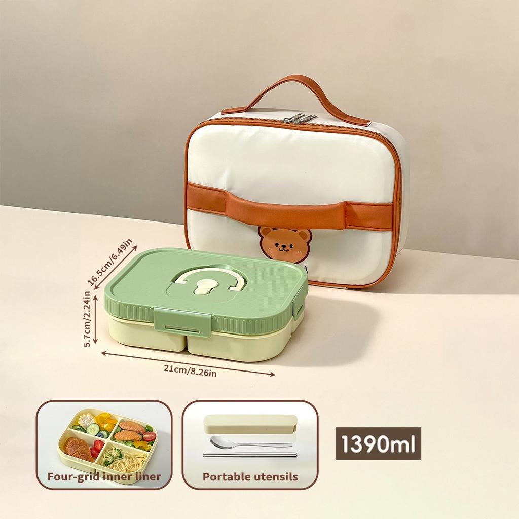 Reusable Plastic Lunch Container With Compartment Portable Sealed Lunch Box School Picnic Fruit Salad Bento Box Microwave Safe