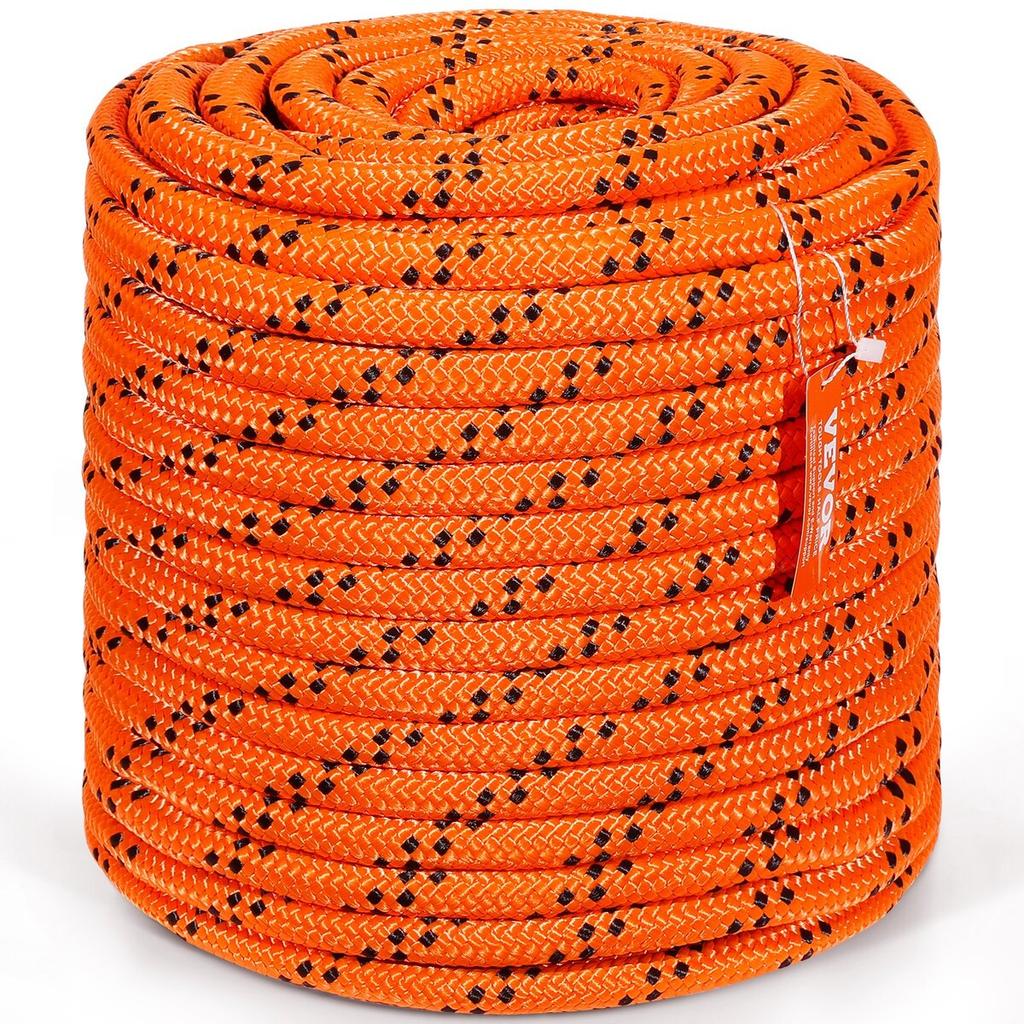 Arborist Tree Climbing Rope Double Braid Polyester 3/4" X 220' 24-Strand
