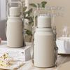 Portable 316 Stainless Steel Insulated Thermos Cup with Tea Infuser - Large Capacity Water Bottle for Students and Travel