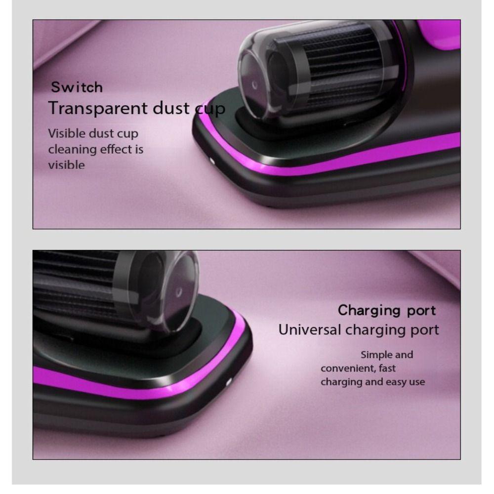 Anti-Mite Mite Remover Powerful Suction UV-C Light Vacuum  Carpet Cleaning